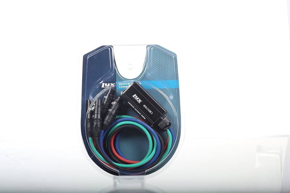 Amazon.com: LyxPro 4-Channel XLR to Single Ethercon 25' Cat6